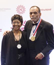 George Alcorn and wife Dorothy Green Alcorn at National Inventors Hall of Fame Induction Ceremony