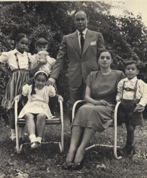 Charles Drew with five family members