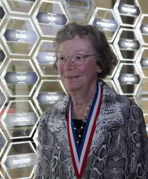 Edith Flanigen at the National Inventors Hall of Fame Illumination Ceremony
