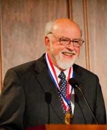 Arthur Fry giving speech at the National Inventors Hall of Fame Induction Ceremony