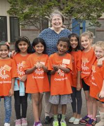 Radia Perlman visiting Camp Invention