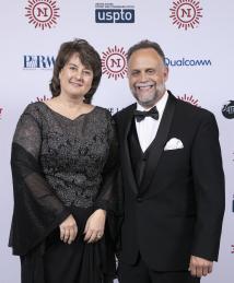 Inductee Jacqueline Quinn with her husband Shawn Quinn at the Induction Ceremony