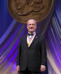 Edmund Schweitzer at the National Inventors Hall of Fame Induction Ceremony