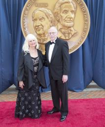 Chuck Hull and wife Anntoinette at the National Inventors Hall of Fame Illumination Ceremony