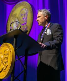 Rafaello D'Andrea at the National Inventors Hall of Fame Induction Ceremony