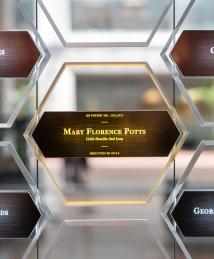 Mary Florence Potts display at the National Inventors Hall of Fame Illumination Ceremony