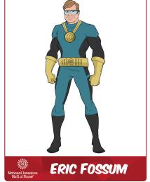 Eric Fossum as a superhero