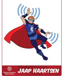 Jaap C. Haartsen as a superhero