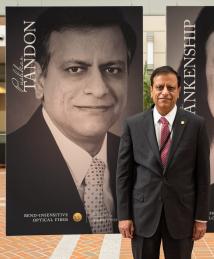 Pushkar Tandon at the National Inventors Hall of Fame Illumination Ceremony