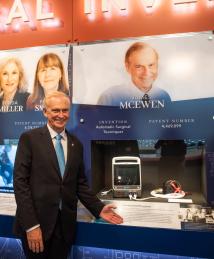 James McEwen at the National Inventors Hall of Fame Illumination Ceremony