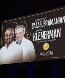 Shankar Balasubramanian and David Klenerman tribute at the National Inventors Hall of Fame Induction Ceremony