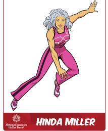 Hinda Miller as a superhero