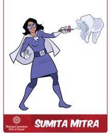 Sumita Mitra as a superhero