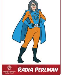 Radia Perlman as a superhero