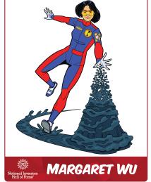 Margaret Wu as a superhero