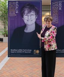 Katalin Karikó at the National Inventors Hall of Fame Illumination Ceremony