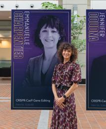 Emmanuelle Charpentier at the National Inventors Hall of Fame Illumination Ceremony