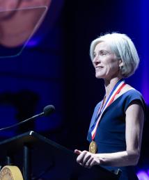 Jennifer Doudna at National Inventors Hall of Fame Induction Ceremony