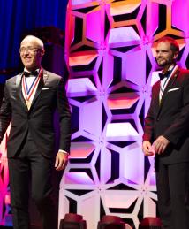 Philippe Horvath and Rodolphe Barrangou at National Inventors Hall of Fame Induction Ceremony