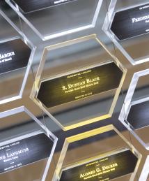 S. Duncan Black display at National Inventors Hall of Fame Illumination Ceremony