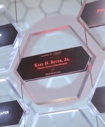 Karl H. Beyer Jr. display at the National Inventors Hall of Fame Illumination Ceremony