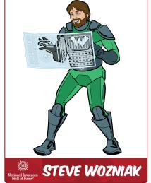 Steve Wozniak as a superhero