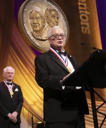 Jeff Kodosky and James Truchard at the National Inventors Hall of Fame Induction Ceremony