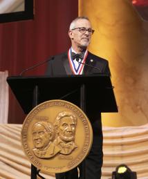 David Walt at the National Inventors Hall of Fame Induction Ceremony