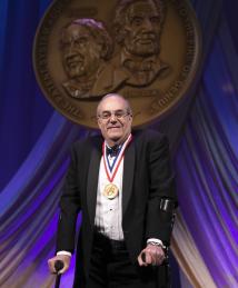 William J. Warner at the National Inventors Hall of Fame Induction Ceremony