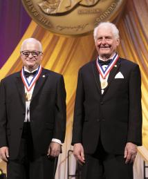 James Truchard and Jeff Kodosky at the National Inventors Hall of Fame Induction Ceremony