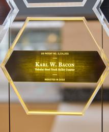 Karl Bacon display at the National Inventors Hall of Fame Illumination Ceremony