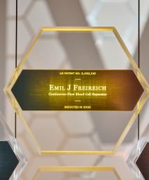 Emil J Freireich display at the National Inventors Hall of Fame Illumination Ceremony