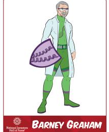 Barney Graham as a superhero