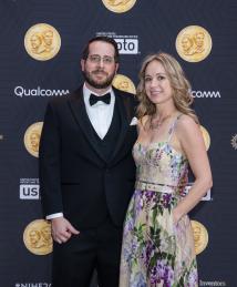 Jason McLellan and wife Jinelle McLellan at the National Inventors Hall of Fame Induction Ceremony