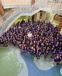 Robert Bryant visiting Camp Invention